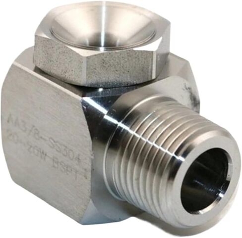 فوهة رش مخروطية مجوفة من الفولاذ المقاوم للصدأ - زاوية 60 درجة، مقاسات خيط من 1/8 بوصة إلى 3/4 بوصة لرشاشات المضخة (1/4-60 درجة) in Kuwait