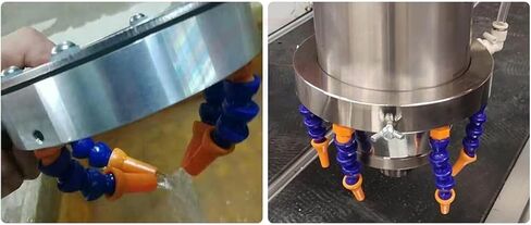 Engraving Machine spray ring Engraving Machine Spindle Cooling Ring Tool Spray Universal Adjustment Cooler Nozzle Metal(65mm) in Saudi Arabia