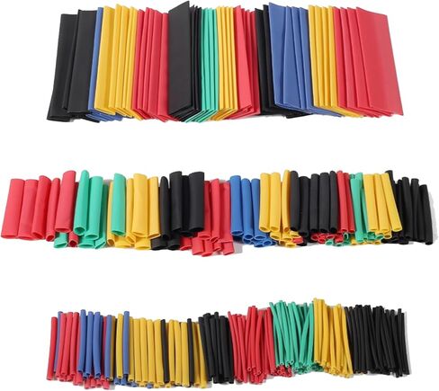 328pcs Heat Shrink Tubing 8 Sizes Electric Insulation Tube Kit Industrial Shrink Wrap Tube for Cable Wire Repair in Saudi Arabia