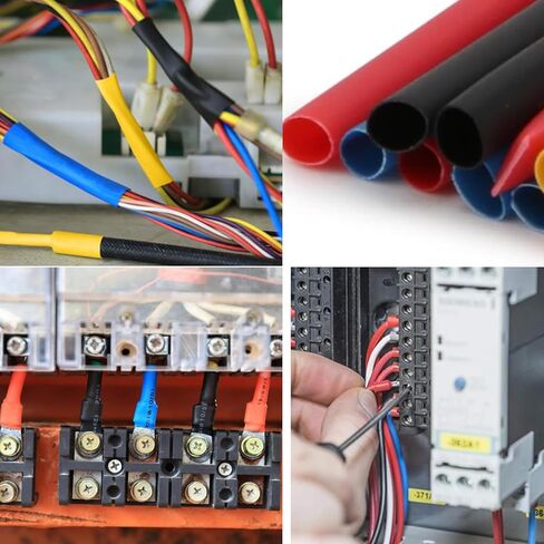 328pcs Heat Shrink Tubing 8 Sizes Electric Insulation Tube Kit Industrial Shrink Wrap Tube for Cable Wire Repair in Saudi Arabia
