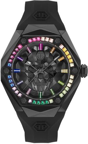 Philipp Plein Men's Watch Adalogue Quartz the $ Kull Spikes in Kuwait