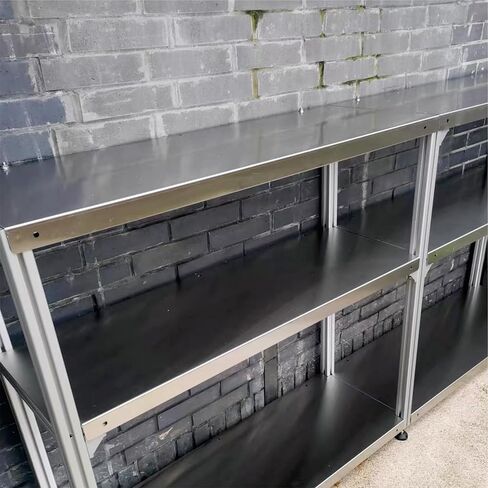 4PCS Stainless Steel Metal Sheets 10" x 10" x 1/32" Inch Metal Plates for Magnetic Mount Board Wall,430 Stainless Steel Shim Stock Plates for Crafting, Kitchen, Office(Thickness 0.8mm) in Kuwait