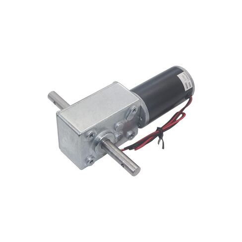 DC Motor 5840-31ZY Long Output Axis Worm Geared Motor 12V 24V D C Large Torque High-Power Dual Shafts Worm Gear Motor : 40 RPM, Voltage : DC 12V(OneColor,12 RPM) in Saudi Arabia