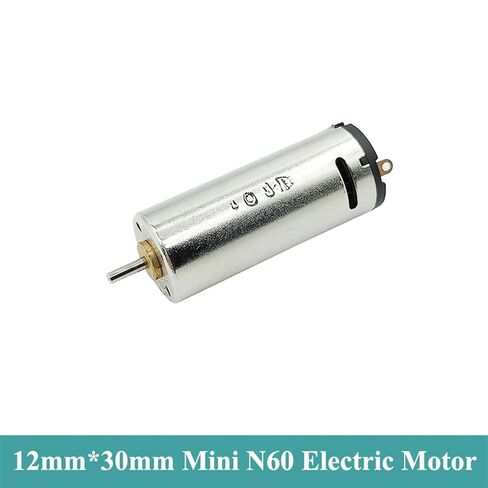 12mm*30mm Mini N60 Round Cylinder Motor DC 1.5V-3V 11000RPM High Speed Micro Carbon Brush Electric Motor 1Pcs in Saudi Arabia