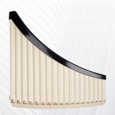 16/18 Pan Pipes Left Hand Resin Curved Pan Flute Beginners Performance (16 pipes black) in Kuwait