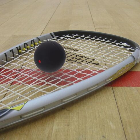 Housoutil Squash Ball Single Dot 37mm Rubber Training Ball Flexible for Beginner and Intermediate Practice in Saudi Arabia