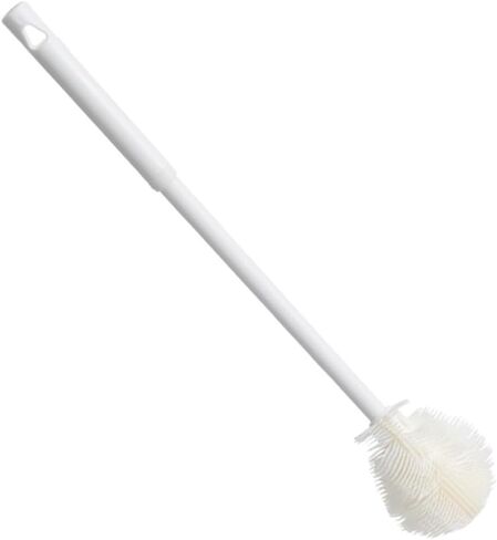 Cup Brush White Folding Brush Head Glass Cleaner Silicone Kitchen Cleaning Tool Drink Bottle in Saudi Arabia