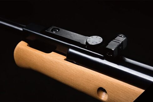 مسدس هوائي Lancer Tactial x SnowPeak GR1600W مقاس 5.5 ملم .22 - (خشبي/أسود) حتى 1000 إطار في الثانية in Kuwait