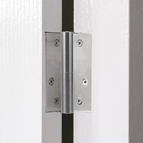 304 Stainless Metal Weldable Barrel Door Hinges Cylindrical Metal Attach-on Hinges 16mm X 100mm for Cabinet Doors, Gates, Trailers with Detachable Pin, Heavy-Duty Industrial in Kuwait