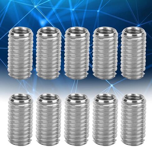10-Piece Thread Repair Kit with Male and Female Reducing Nuts - Premium Stainless Steel for Industrial Hardware Applications in Saudi Arabia
