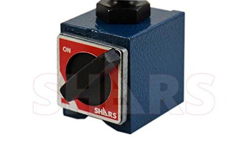 Shars 66 Lbs Mini Universal Magnetic Base Indicator Holder Speed Set Fine Adjustment with 0.03" Dial Test Indicator 202-7957(202-7934+303-3203) P] in Saudi Arabia