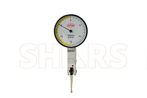 Shars 66 Lbs Mini Universal Magnetic Base Indicator Holder Speed Set Fine Adjustment with 0.03" Dial Test Indicator 202-7957(202-7934+303-3203) P] in Saudi Arabia