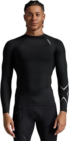 2XU رجالي Ignition Comp كم طويل X-Large أسود/فضي in Saudi Arabia