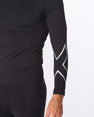2XU رجالي Ignition Comp كم طويل X-Large أسود/فضي in Saudi Arabia