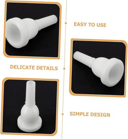 UPKOCH Plastic Tuba Mouthpiece Replacement Durable Lightweight Musical Instrument Part for Clear Sound Performance Easy Installation Compact Suitable for Beginners and Professionals in Saudi Arabia