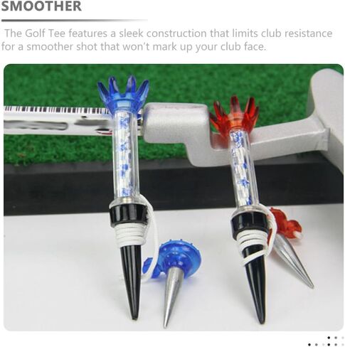 POPETPOP 4pcs Golf Ball Holders Magnetic Golf Tee Stands and Training Random Color in Saudi Arabia