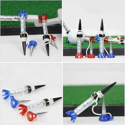 POPETPOP 4pcs Golf Ball Holders Magnetic Golf Tee Stands and Training Random Color in Saudi Arabia