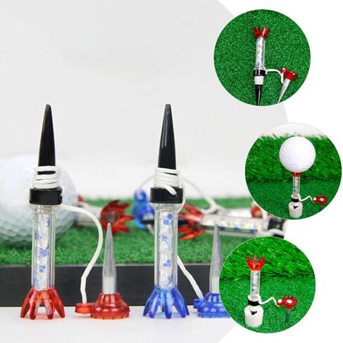 POPETPOP 4pcs Golf Ball Holders Magnetic Golf Tee Stands and Training Random Color in Saudi Arabia