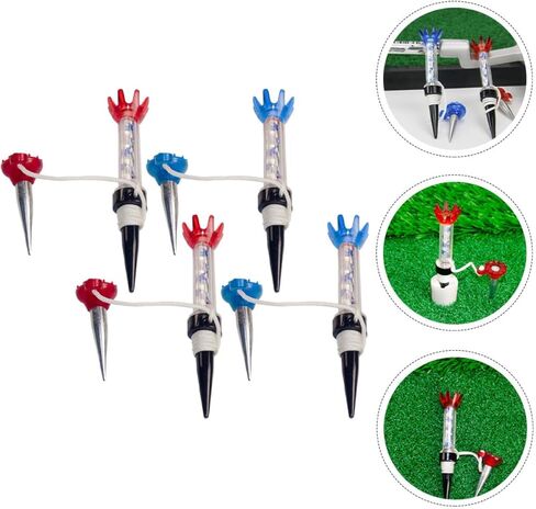 POPETPOP 4pcs Golf Ball Holders Magnetic Golf Tee Stands and Training Random Color in Saudi Arabia