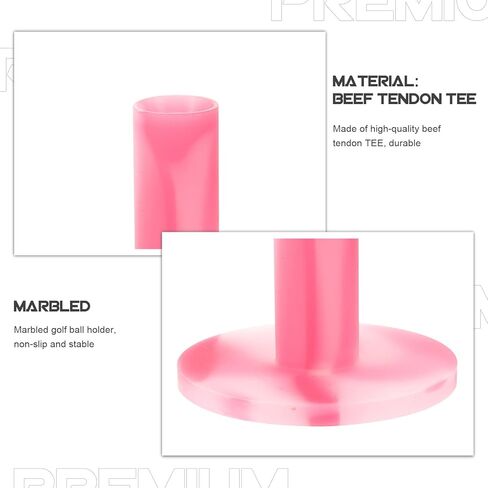 TOYANDONA 5pcs Rubber Golf Tees 45mm Flexible Ball Tees Marble Pattern Soft Golf Ball Holder for Driving Range and Indoor Practice in Saudi Arabia