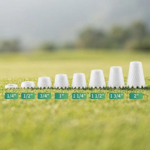 Golf mat tees，8 Pack ‌Simulator Golf Tees,Height from 1/4" to 2", Suitable for Indoor, Outdoor, Winter, Golf Mats, Turf and Driving Range in Saudi Arabia