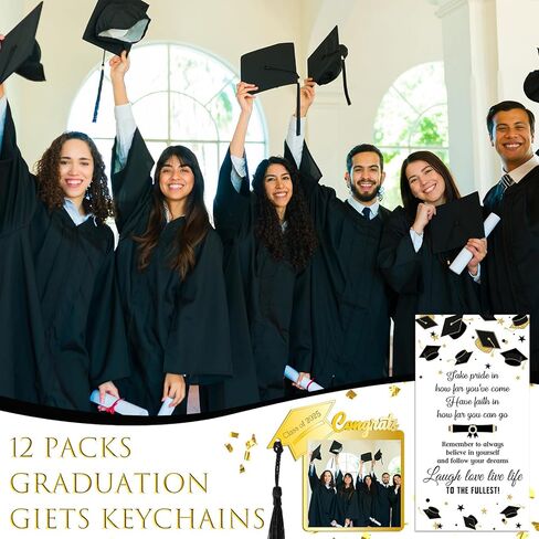12 Sets Graduation Party Favors Class of 2024 Graduation Gifts Magnetic Graduation Cap Acrylic Picture Frame Mini Tassel Kit Graduation Cards Organza Bags College Seniors Grad (Royal Blue) in Saudi Arabia
