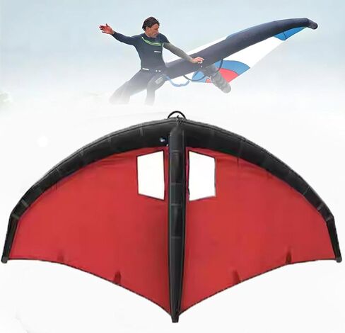 Windsurfing Inflatable Wing,Wind Wingfoil and Hydrofoil Board, Handheld Surf Sail, with Window, for Water Sports, Kiteboarding, Surfing in Kuwait