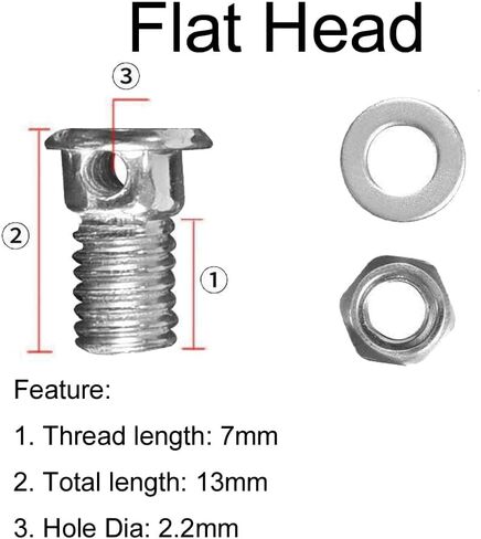 Bicycle 10 pcs of 3 Kinds Cable Regulator Clamp Blot Adjuster Lock Screw Nuts Wire Stop Washer Cable Anchor Bolt for Road Mountain Bike MTB Total 30pcs in Kuwait