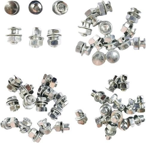 Bicycle 10 pcs of 3 Kinds Cable Regulator Clamp Blot Adjuster Lock Screw Nuts Wire Stop Washer Cable Anchor Bolt for Road Mountain Bike MTB Total 30pcs in Kuwait