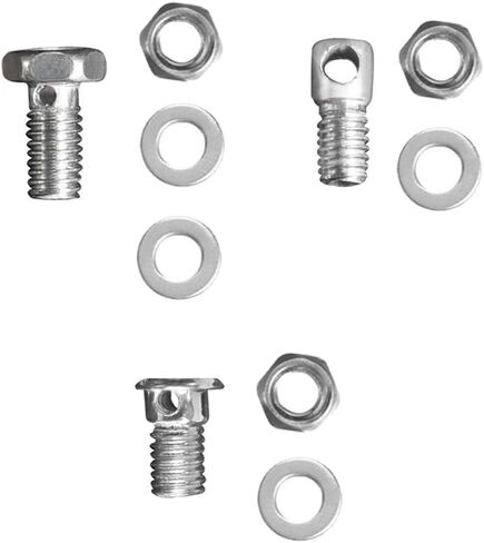 Bicycle 10 pcs of 3 Kinds Cable Regulator Clamp Blot Adjuster Lock Screw Nuts Wire Stop Washer Cable Anchor Bolt for Road Mountain Bike MTB Total 30pcs in Kuwait