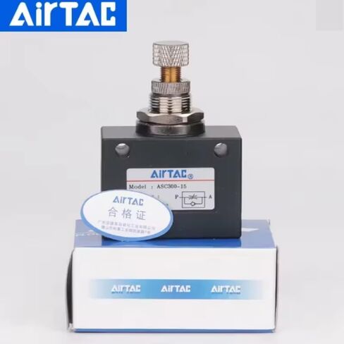 AirTAC One-way throttle valve ASC100-06/200-08 pneumatic adjustable flow control speed regulating valve (ASC100-06) in Kuwait