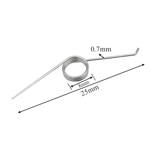 5Pcs V-Shaped Torsion Springs Kit – Multi-Angle 60/90/120/180° Steel Wire Spring, 1.2mm x10mm x3-Loop for Door Hinges, Machinery, Repair – Heavy Duty DIY Tool Kit for Engineers, Hobbyists in Saudi Arabia