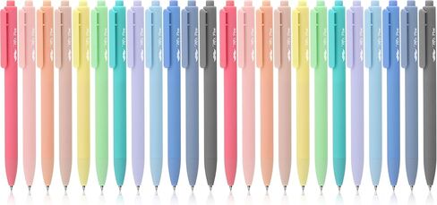Mr. Pen- Retractable Gel Pens for Journaling, 12 Pack, Assorted Color Ink(Sweet Haze), Fast Dry, Colorful & Soft grip Barrels, Smooth Writing, 0.5mm Fine Point Aesthetic Pens in Kuwait
