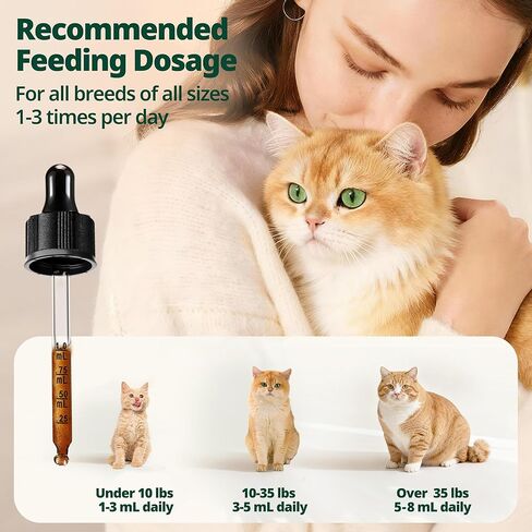 مكمل إل-ليسين للقطط، سائل بنكهة الدجاج، ليسين لدعم مناعة القطط والأنف والجهاز التنفسي، يدعم صحة العين، قطرات ليسين للقطط مع توراين وفيتامينات ب، 60 مل in Kuwait