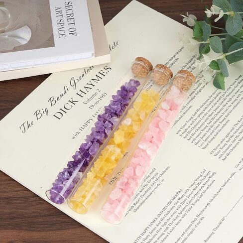 24 Pcs Glass Test Tubes with Cork, 80ml Clear Test Tubes with Tube Rack, 25 x 200mm Glass Lab Tube for Plants, Decorations, Experiments in Kuwait