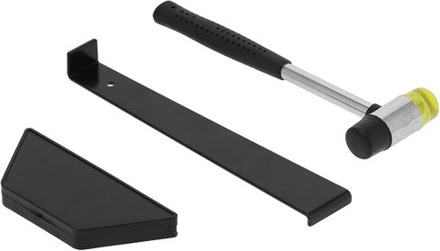 Floor Installation Tools Kit Complete Set with Rubber Hammer Spacers Tapping Block Pull Bar for Laminate Wood Flooring Home Decoration Black in Saudi Arabia
