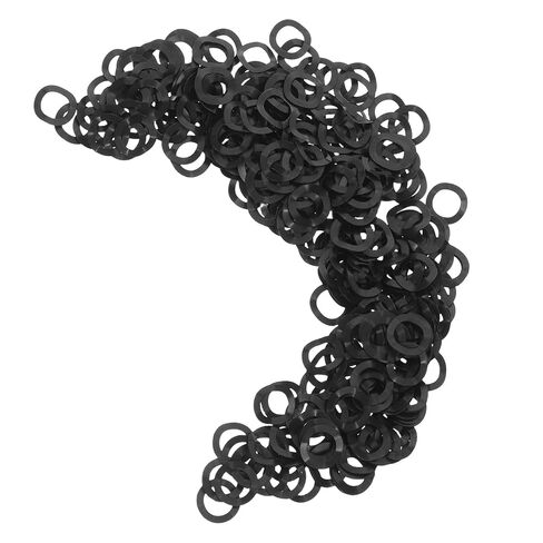 1000pcs 6mm Inner Diameter Black Steel Wavy Spring Washers Wave Washer Gaskets for Motor Bearings Screw Bolts Electrical Repairs in Saudi Arabia
