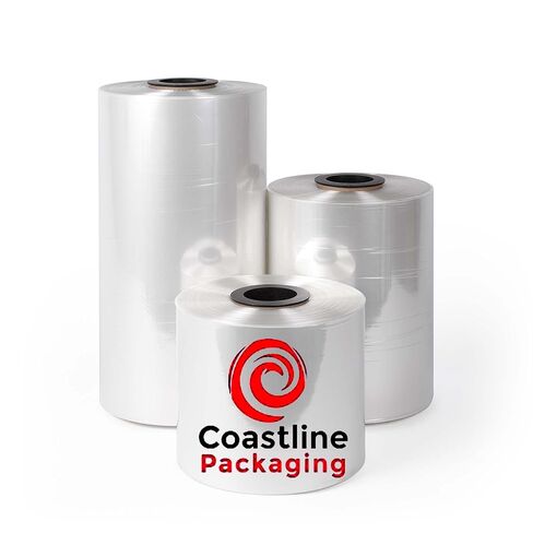 Coastline Packaging 10" 75 Gauge 3500 Feet Cross Link Center Fold Polyolefin Heat Shrink Film Roll in Kuwait