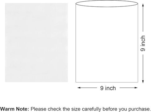 أكياس تغليف قابلة للانكماش، 100 قطعة مقاس 9 × 9 بوصات من مادة PVC الشفافة المنكمشة بالحرارة لتغليف الصابون وكرات الاستحمام الفوارة والشموع والهدايا والجرار والمشروعات المنزلية الصنع in Kuwait