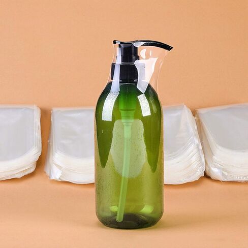 أكياس تغليف قابلة للانكماش، 100 قطعة مقاس 9 × 9 بوصات من مادة PVC الشفافة المنكمشة بالحرارة لتغليف الصابون وكرات الاستحمام الفوارة والشموع والهدايا والجرار والمشروعات المنزلية الصنع in Kuwait