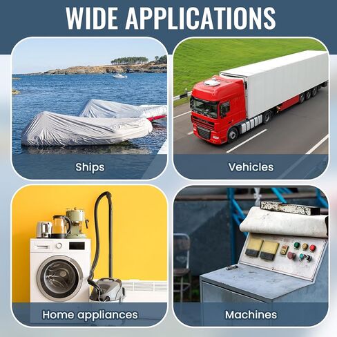 Geyoga 14' x 100' White Boat Shrink Film 7 Mil Thick Polyethylene Plastic Shrink Wrap for Use with Heat Gun Ldpe Marine Wrap Boat Film Plastic Sheeting for Protection and Storage in Saudi Arabia