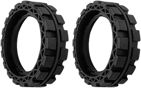 OYSTERBOY Replacement Rubber Wheels and Tires Compatible with Ecovacs DEEBOT X1, T10, T20, T8, T9, N8 Robot Vacuum, 2-Pack (Tires) in Saudi Arabia