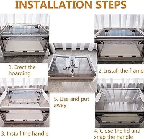 صندوق الانحلال من KRASS، الحيوانات الأليفة، الكلاب، القطط، الأكسجين الحيواني، قفص العناية المركزة، محطة تربية الحيوانات الأليفة الكبيرة للعلاج، صندوق رذاذ السعال التنفسي، 28 لتر، Collector88 in Kuwait