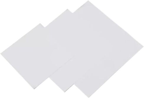Alumina Ceramic Square Sheet, Machinable Corundum Insulating Cooling Pad White Multiple Sizes(100X100X0.635mm) in Saudi Arabia