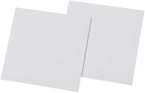 Alumina Ceramic Square Sheet, Machinable Corundum Insulating Cooling Pad White Multiple Sizes(100X100X0.635mm) in Saudi Arabia