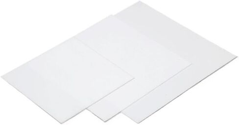 Alumina Ceramic Square Sheet, Machinable Corundum Insulating Cooling Pad White Multiple Sizes(100X100X0.635mm) in Saudi Arabia