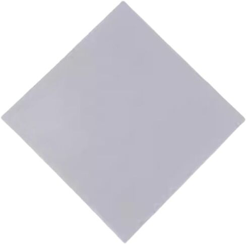 Alumina Ceramic Square Sheet, Insulating Heat Sink Gasket White 0.5/0.6mm Thickness Multiple Sizes(5x5x0.5mm) in Kuwait