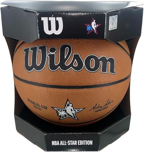 WILSON 2026 Los Angeles NBA All-Star Game Authentic Genuine Leather On Court Indoor Game Basketball in Saudi Arabia