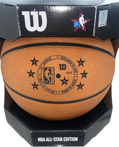 WILSON 2026 Los Angeles NBA All-Star Game Authentic Genuine Leather On Court Indoor Game Basketball in Saudi Arabia