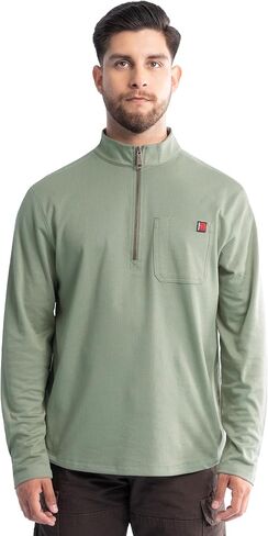 Wrangler Men's 1/2 Zip Mock Neck Pullover in Saudi Arabia